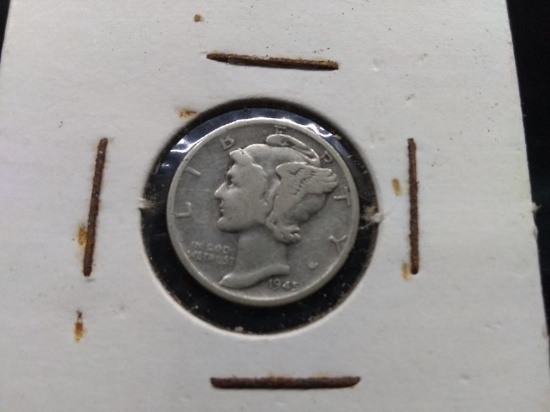 Coin-1945 Mercury Head Dime
