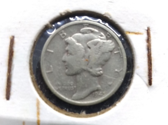 Coin-1945 Mercury Head Dime