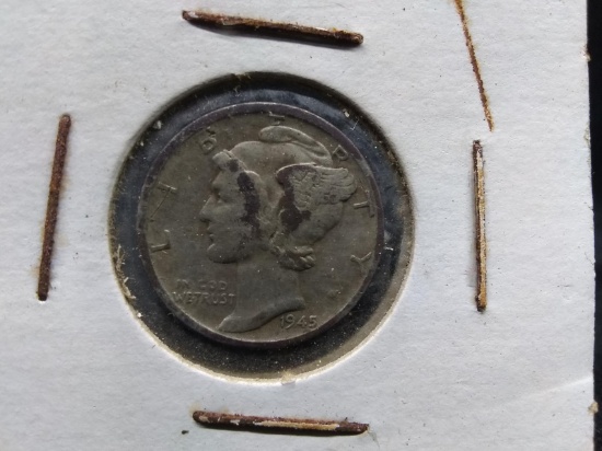 Coin-1945 Mercury Head Dime