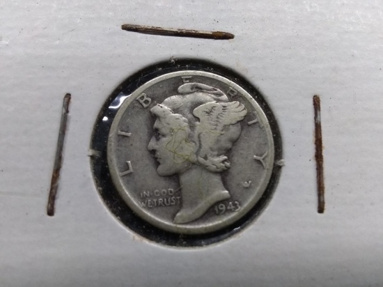 Coin-1943 Mercury Head Dime