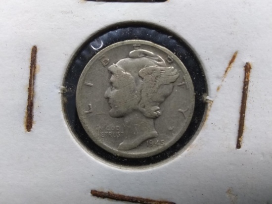 Coin-1945 Mercury Head Dime
