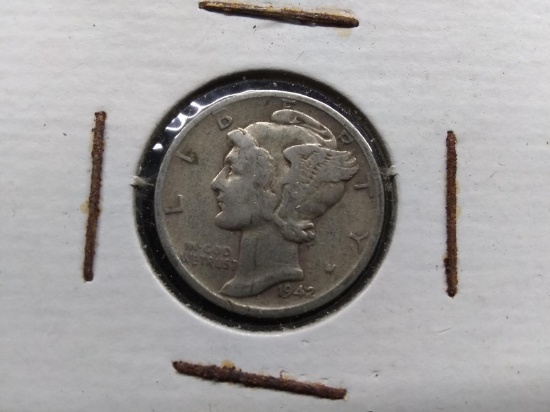 Coin-1942 Mercury Head Dime
