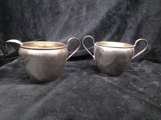 Sterling Silver Sugar and Creamer -126.2 grams total