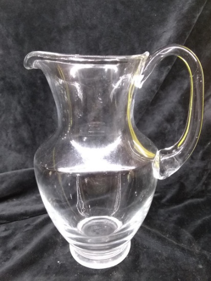 Glass Pitcher with Applied Handle
