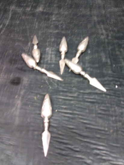Collection 6 Sterling Silver Corn on the Cob Picks (46.6 total of 6)