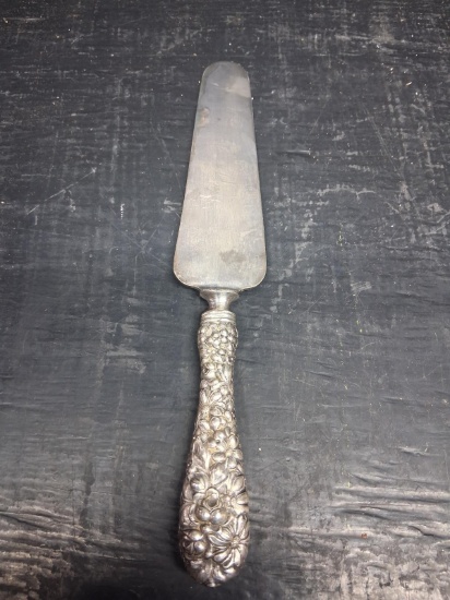 Sterling Silver Handle Kirk Stieff Repousse Pie Server