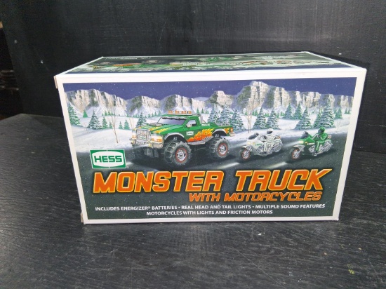 Hess Collector Vehicle-Monster Truck with Motorcycles