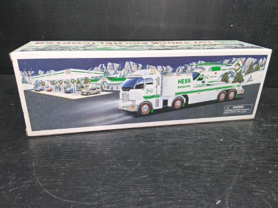 Hess Collector Vehicle-Toy Truck and Helicopter