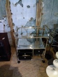 Chrome Rolling Organizational Cart