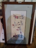 Framed Print-Boys Playing signed Ava Freeman