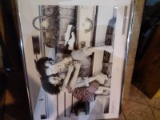 Framed Poster-Train Station by John Abeyta