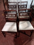 (4) Mahogany Dining Chairs (x4)