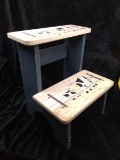 Hand painted Step Stool