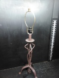 Contemporary Twisted Metal Lamp