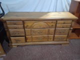 Contemporary Pine Triple Dresser