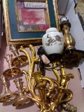 BL-Wall Sconce, Brass Candlesticks, Ginger Jar, Lamp, Wall Art