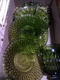 BL-Assorted Green Glassware