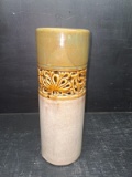 Contemporary Vase-Green/Neutral