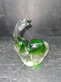 Studio Art Glass Elephant Paperweight