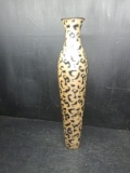 Contemporary Black and White Tall Lamp Base/Candle Stand