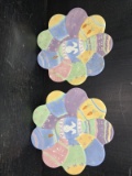 Pair Sonoma Easter Egg Plates