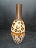 Contemporary Vase -Black and Gold Designs