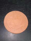 Terra Cotta Beautiful Bread Warming Disc