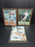 Collection 3 Framed Baseball Player Pictures