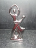Ceramic Chrome Contemporary Figure-Let's Dance