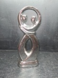 Ceramic Chrome Contemporary Figure-Circle of Love
