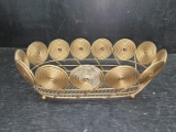Coiled Brass Centerpiece Bowl