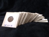 Coin-(40) Assorted 1950s Pennies