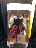 Porcelain Doll-Exclusive Collectible Memories -Plaid Skirt