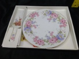 Andrea by Sadek Porcelain Plate and Server