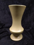 Green Pottery Floral Vase