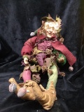 Vintage Irish Fairy Jester Figure