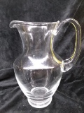 Glass Pitcher with Applied Handle