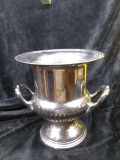Large Silver Plate Double Handle Champagne Bucket