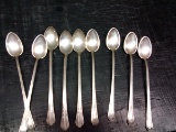 (9) Sterling Silver Teaspoons Duchess Tudor Plate Design 23.7 each (x9)