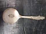 Silver Plated Pierced Spoon -Mr Peanut