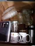 BL-Mugs, Plastic Cups, Jars, Weather band radio