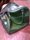 BL-American Escort Green Vinyl Travel Bag