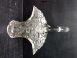 Vintage Cut Glass Crystal Basket
