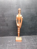 Vintage Carved Wooden La Mancha Warrior Statue