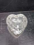 Glass Heart Trinket Box