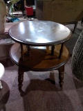 Vintage Hardrock Maple 2 Tier Table