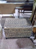 Decorative Woven Storage Chest