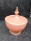 Vintage Pink Satin Candy Dish