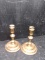 Pair Brass Candlesticks