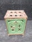 Vintage Cast Iron Church Window Safe Bank